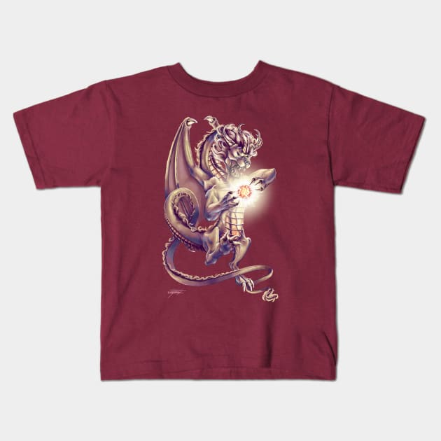 Spell - Manticore Dragon Kids T-Shirt by Indi Martin